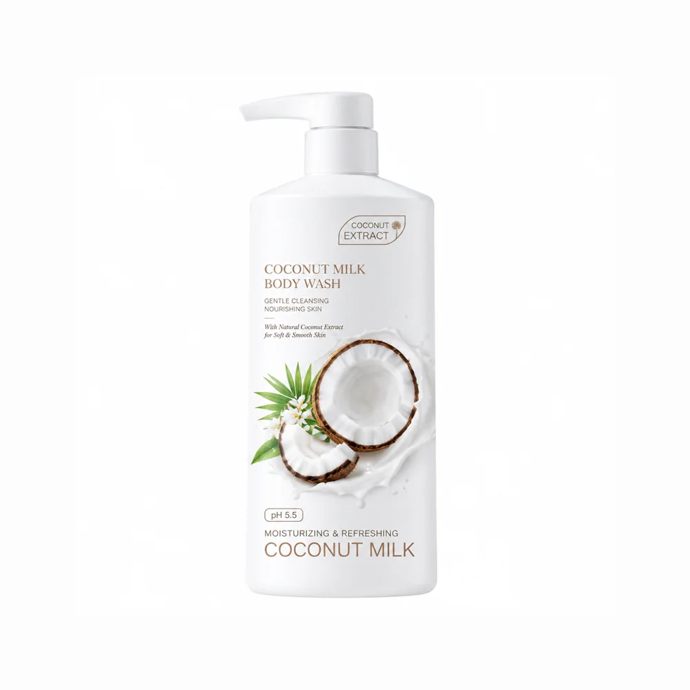 Coconut Body Wash — supplied packaging reference