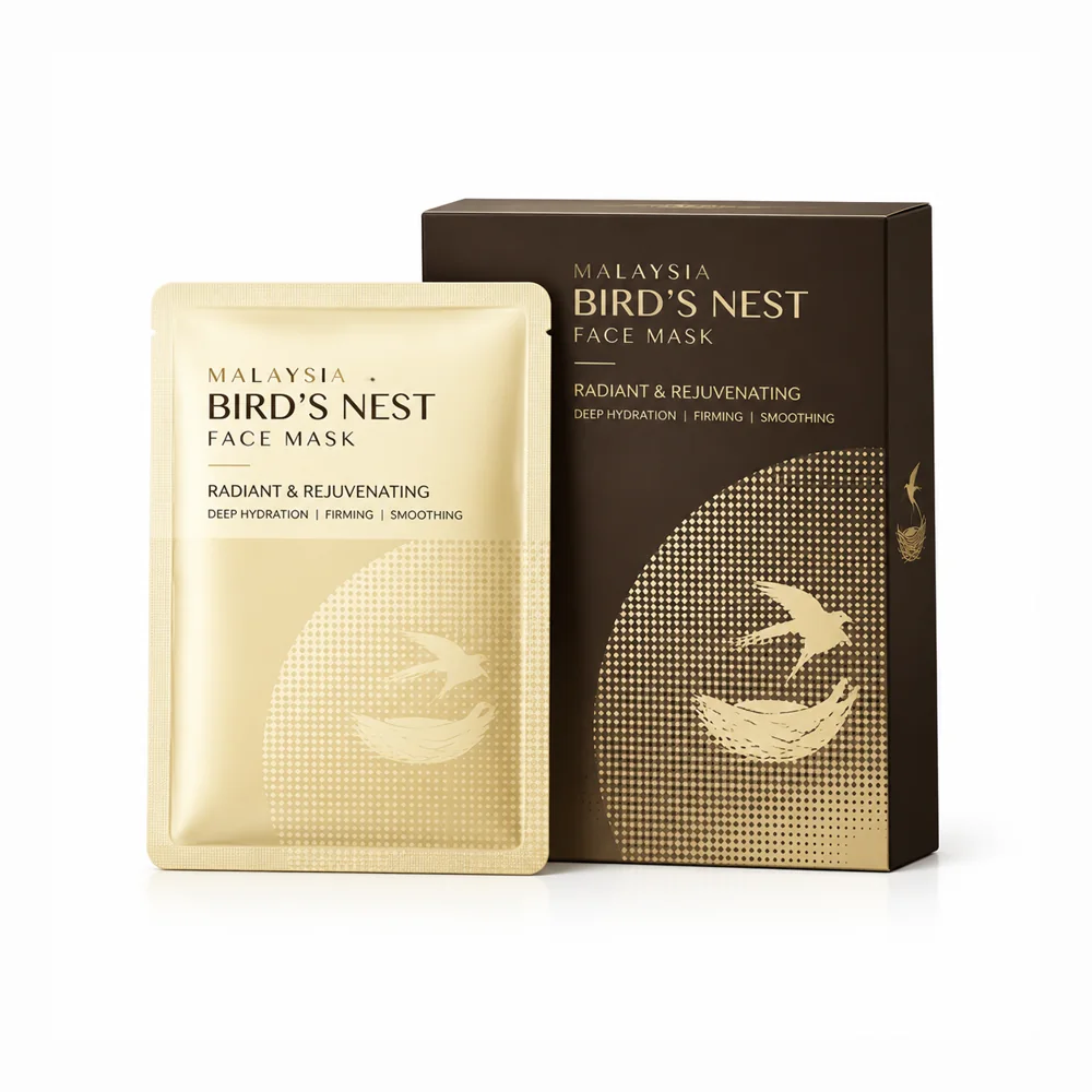 Birds Nest Face Mask — supplied packaging reference
