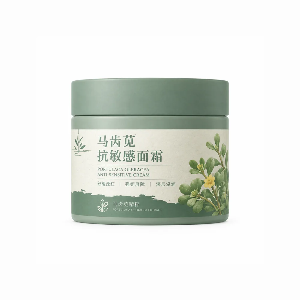 Purslane Face Cream — supplied packaging reference