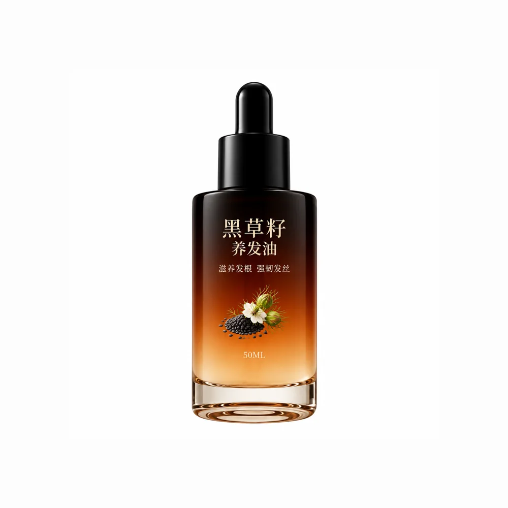 Black Seed Hair Oil — supplied packaging reference