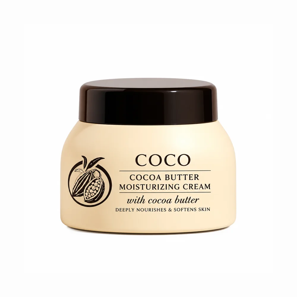 Cocoa Butter Moisturizing Cream — supplied packaging reference