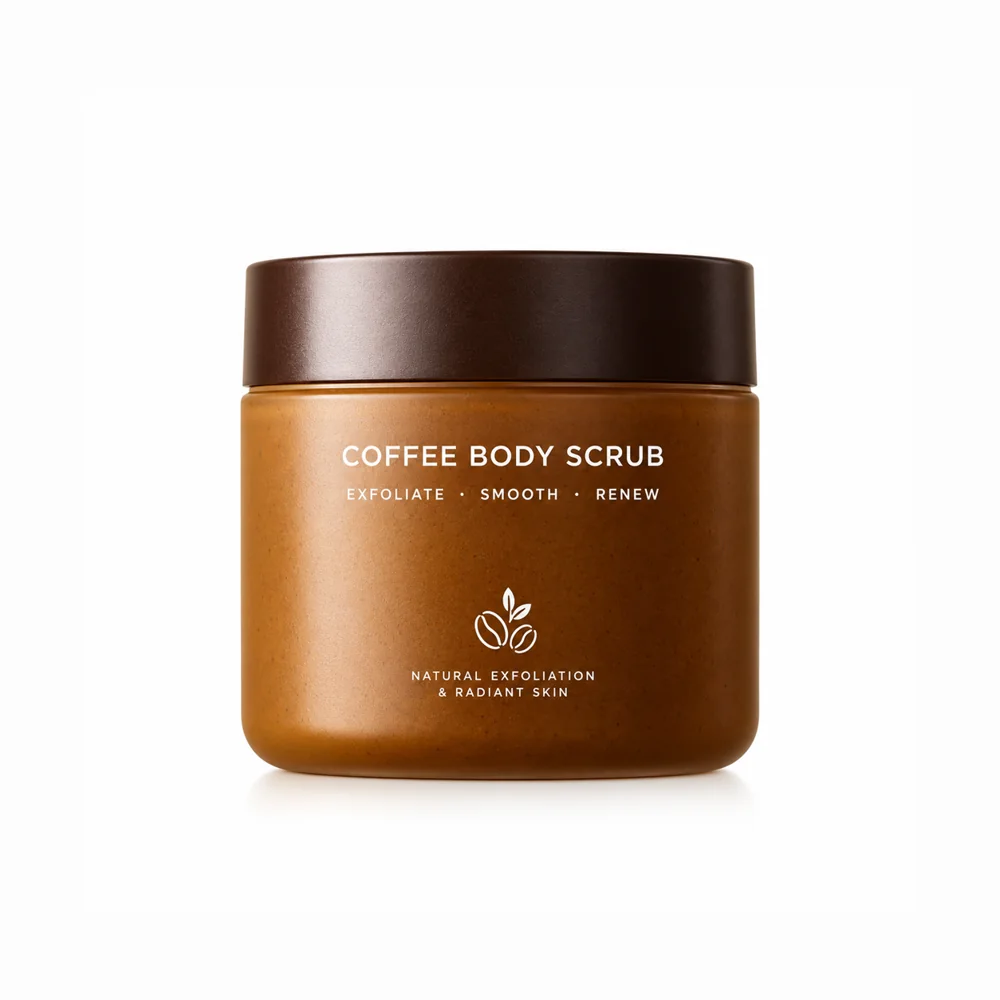 Coffee Body Scrub — supplied packaging reference