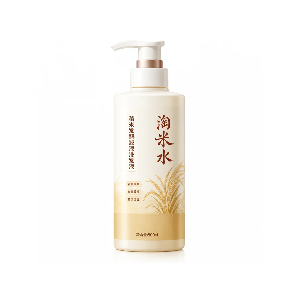 Fermented Rice Shampoo — supplied packaging reference