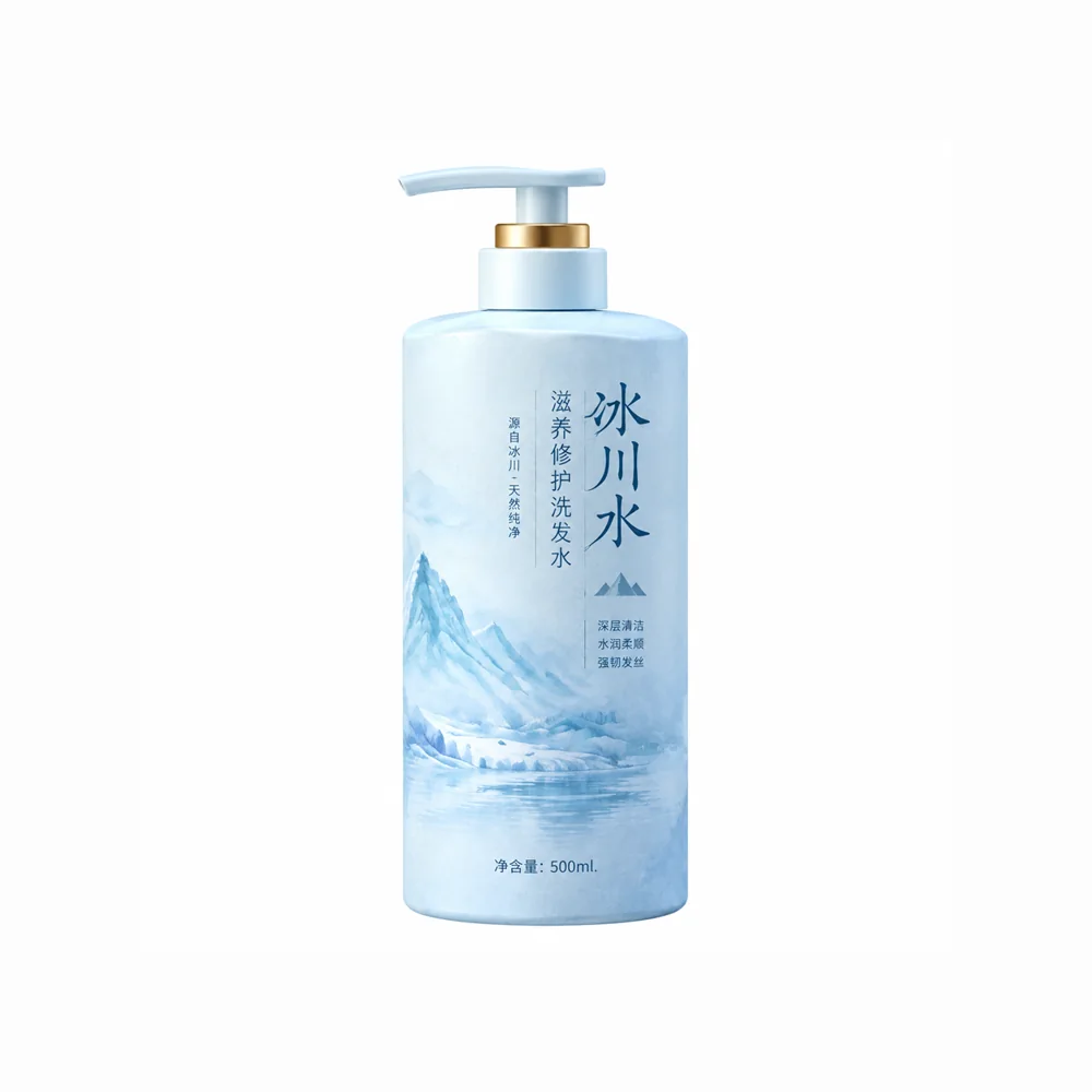 Glacier Water Shampoo — supplied packaging reference