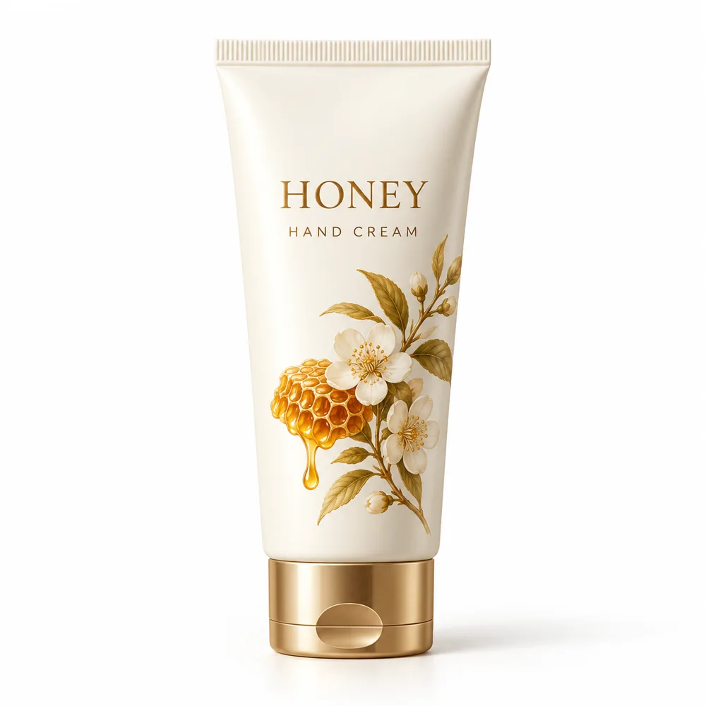 Honey Hand Cream — AI packaging concept