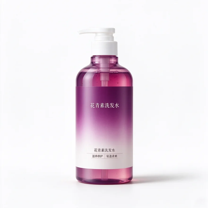 Anthocyanin Shampoo — supplied packaging reference